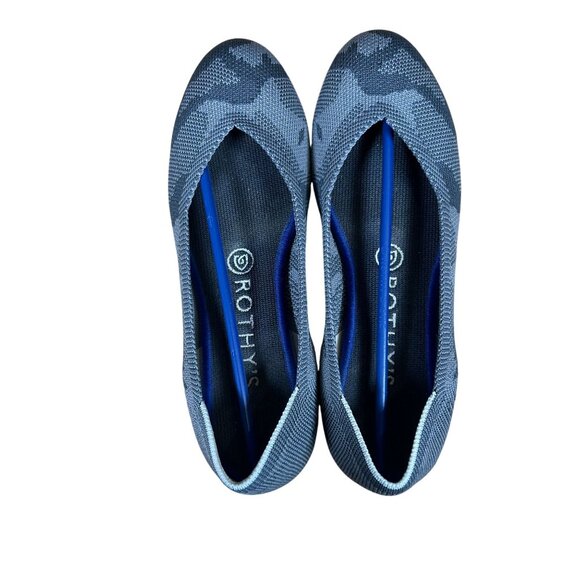 Rothy's The Flat Slip-On Shoes Women's Size 7 in Retired Gray Camo - Picture 5 of 10